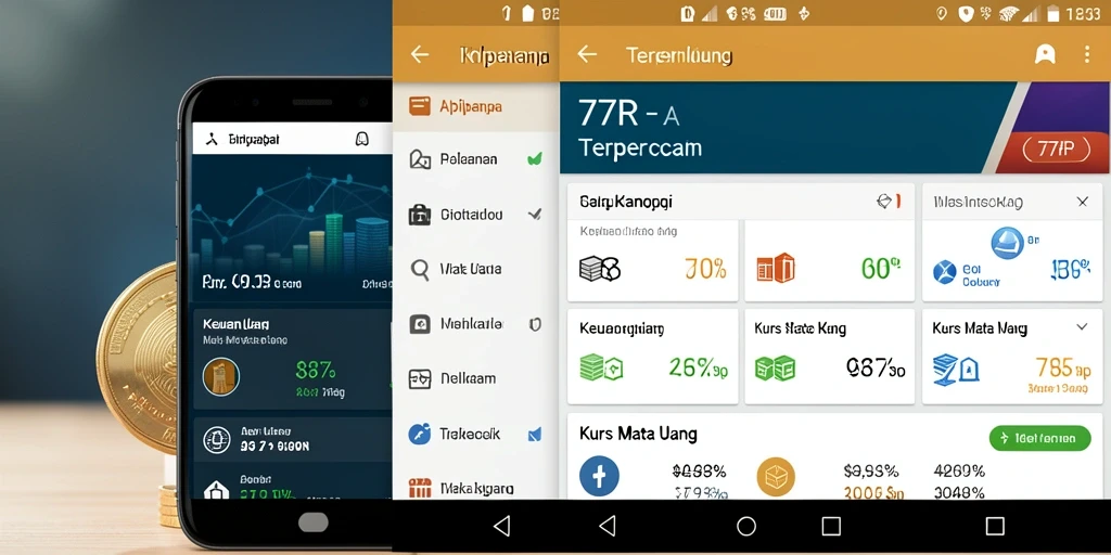 Screenshot aplikasi 77RP menampilkan antarmuka yang sederhana dan informatif.