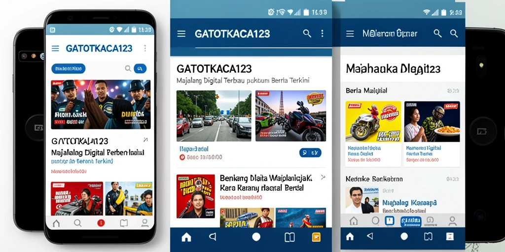 Antarmuka menarik GATOTKACA123 dengan berita terbaru.